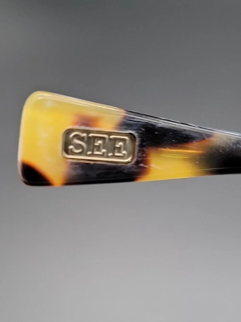 SEE 8517 Tortoise Shell Rectangular Full Rim Plastic Eyeglass  50-20-145,